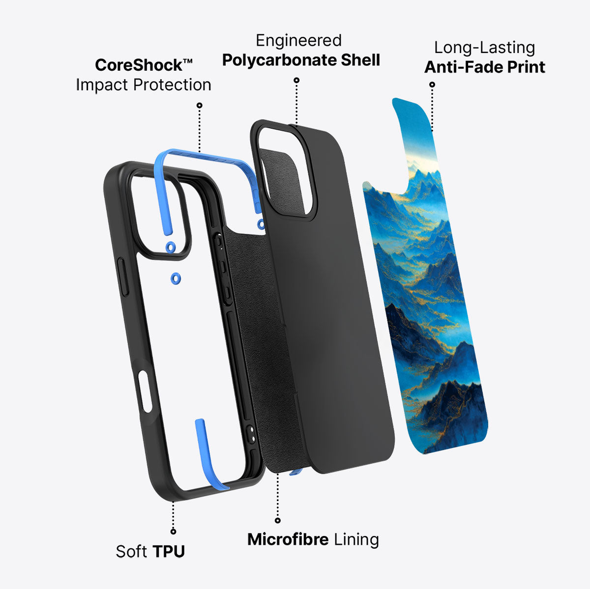 Ethereal Dawn - iPhone 16 Pro Max Case #case type_core (non magsafe)