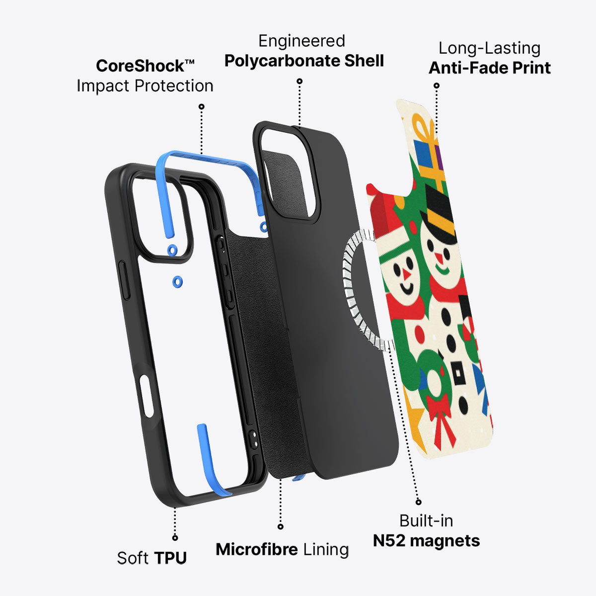 Family Santa - iPhone 16 Pro Max Case #case type_core (magsafe)