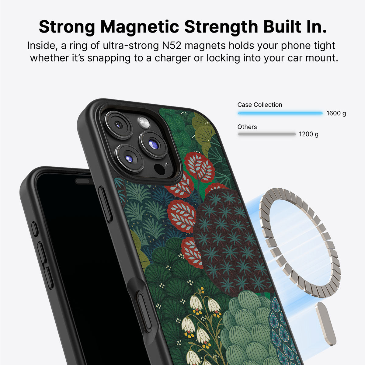 iPhone 16 Pro Max MagSafe case – Flourishing Forests design
