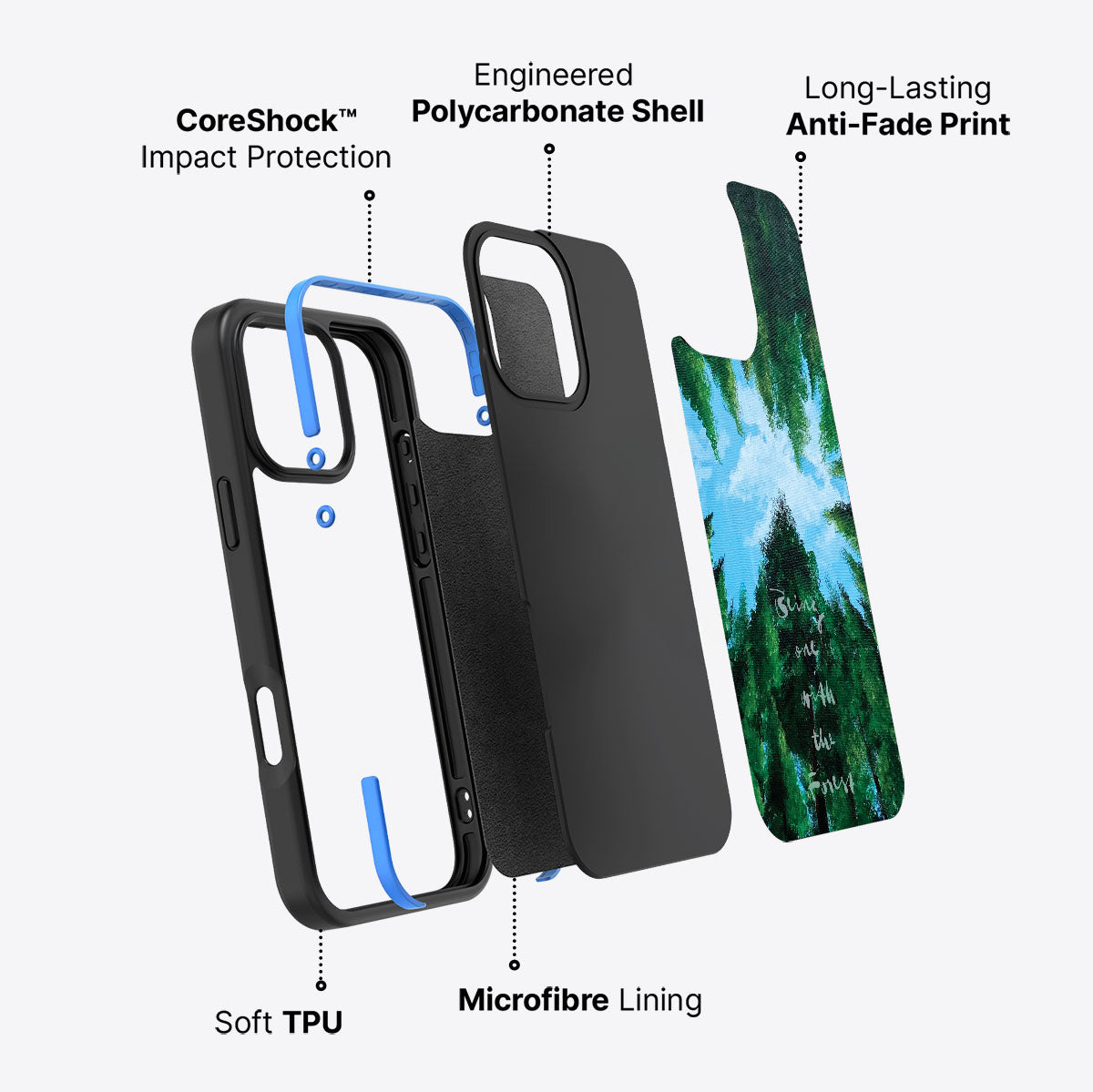 Forest Bathing - iPhone 16 Pro Max Case #case type_core (non magsafe)