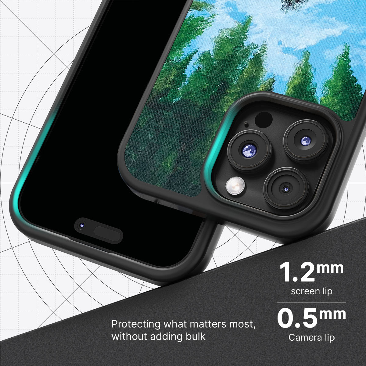 Forest Bathing - iPhone 16 Pro Max Case #case type_core (magsafe), #case type_core (non magsafe)