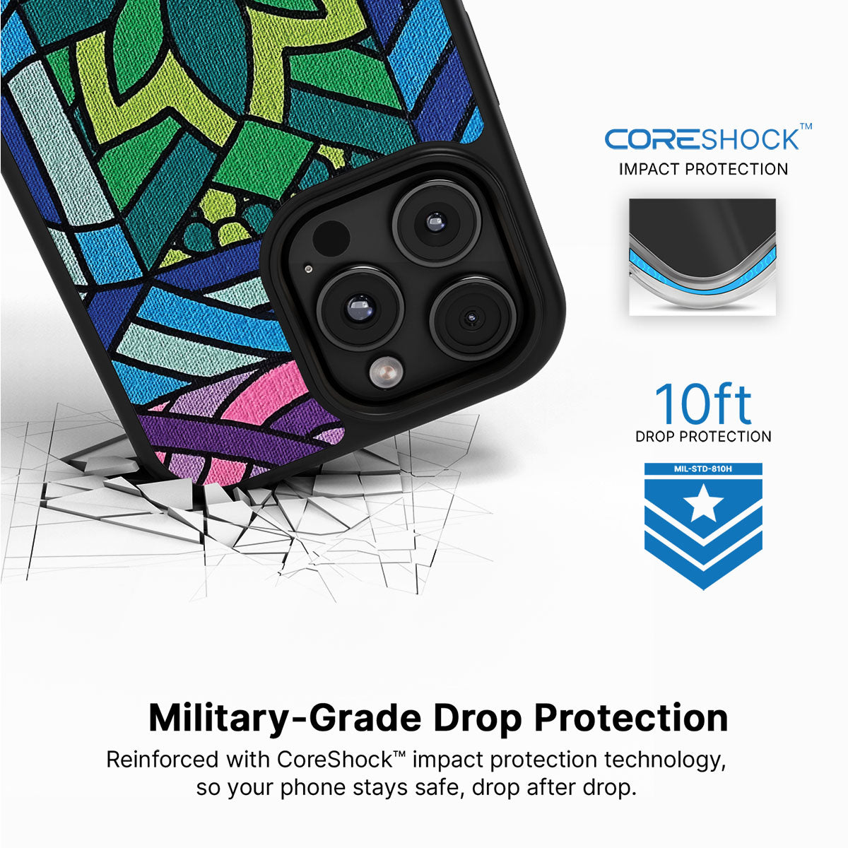 Green Flame - iPhone 16 Pro Max Case #case type_core (magsafe), #case type_core (non magsafe)