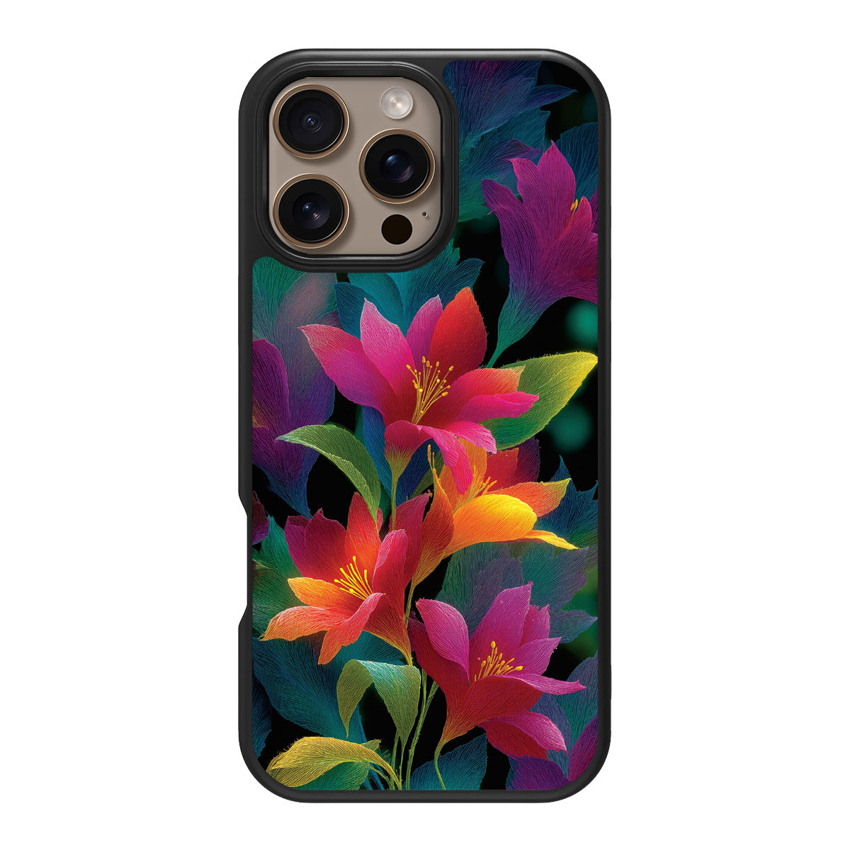 iPhone 16 Pro Max Case with MagSafe – Jungle Bloom