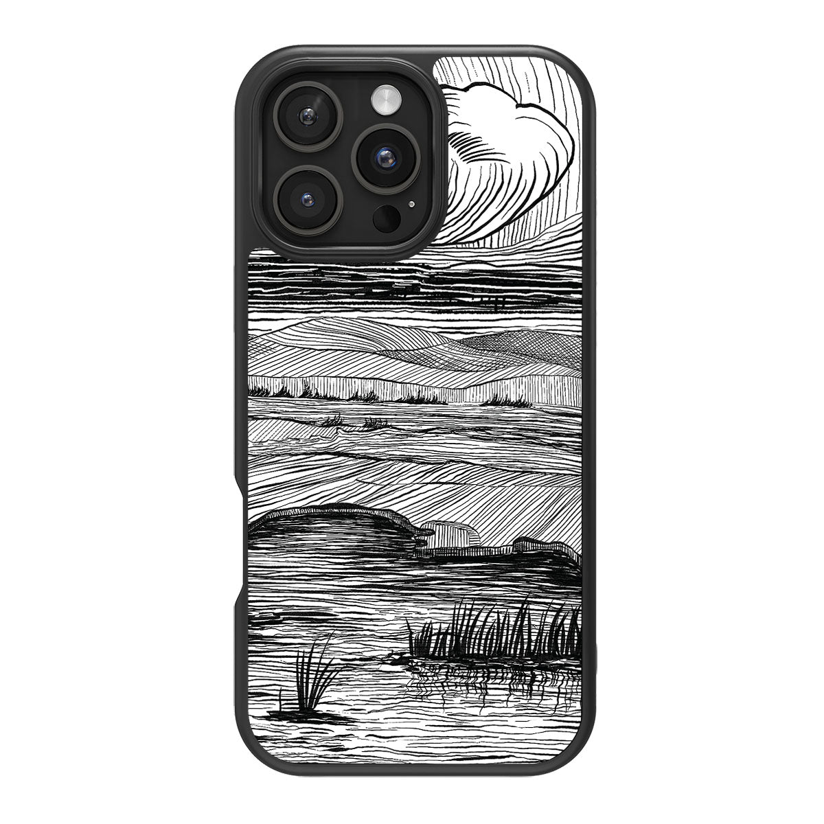 Linear Landscape - iPhone 16 Pro Max Case #case type_core (magsafe), #case type_core (non magsafe)