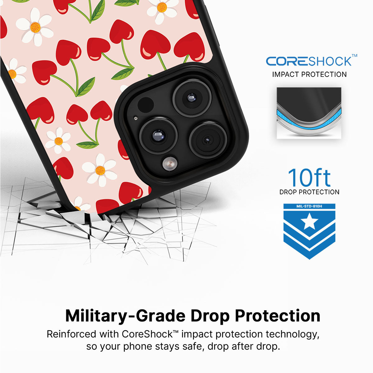 Love Cherry - iPhone 16 Pro Max Case #case type_core (magsafe), #case type_core (non magsafe)