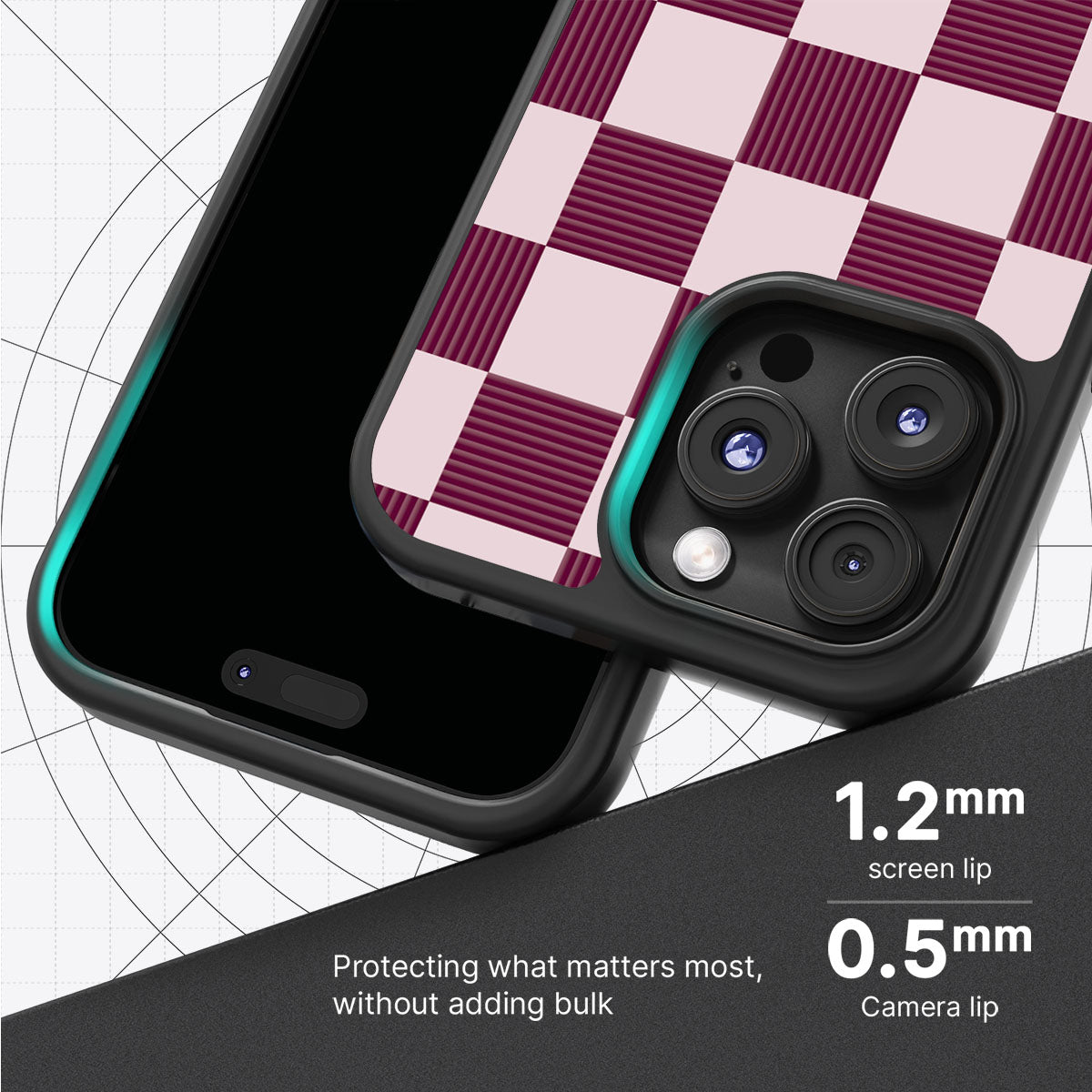 Majestic Mosaic - iPhone 16 Pro Max Case #case type_core (magsafe), #case type_core (non magsafe)