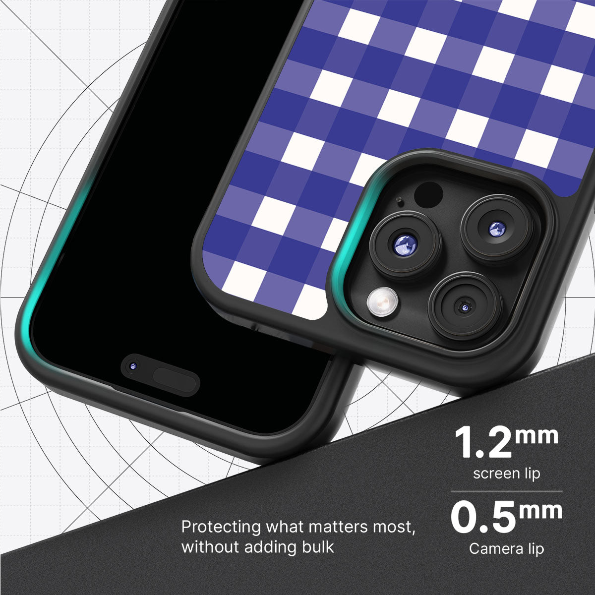 Nautical Grid - iPhone 16 Pro Max Case