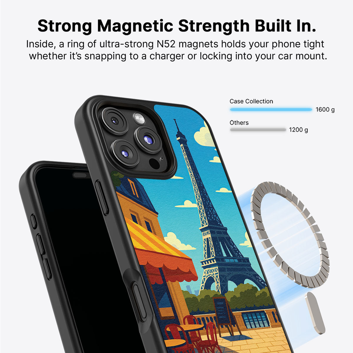 Paris - iPhone 16 Pro Max Case #case type_core (magsafe)