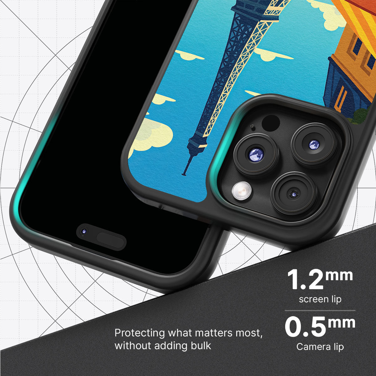 Paris - iPhone 16 Pro Max Case #case type_core (magsafe), #case type_core (non magsafe)