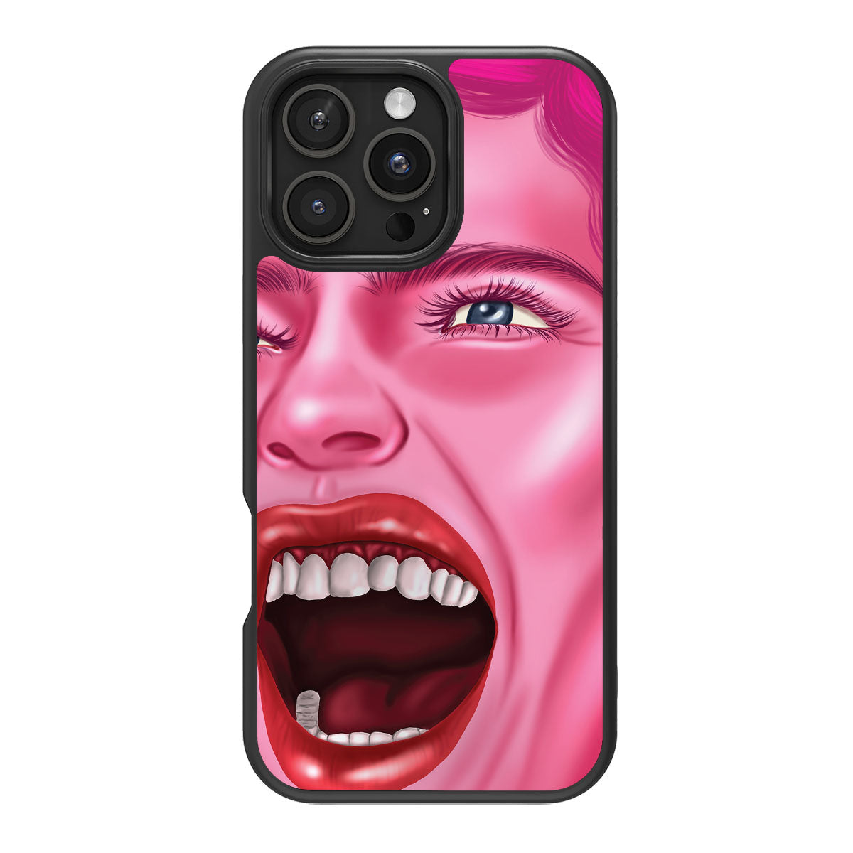 Pink Rage - iPhone 16 Pro Max Case #case type_core (magsafe), #case type_core (non magsafe)