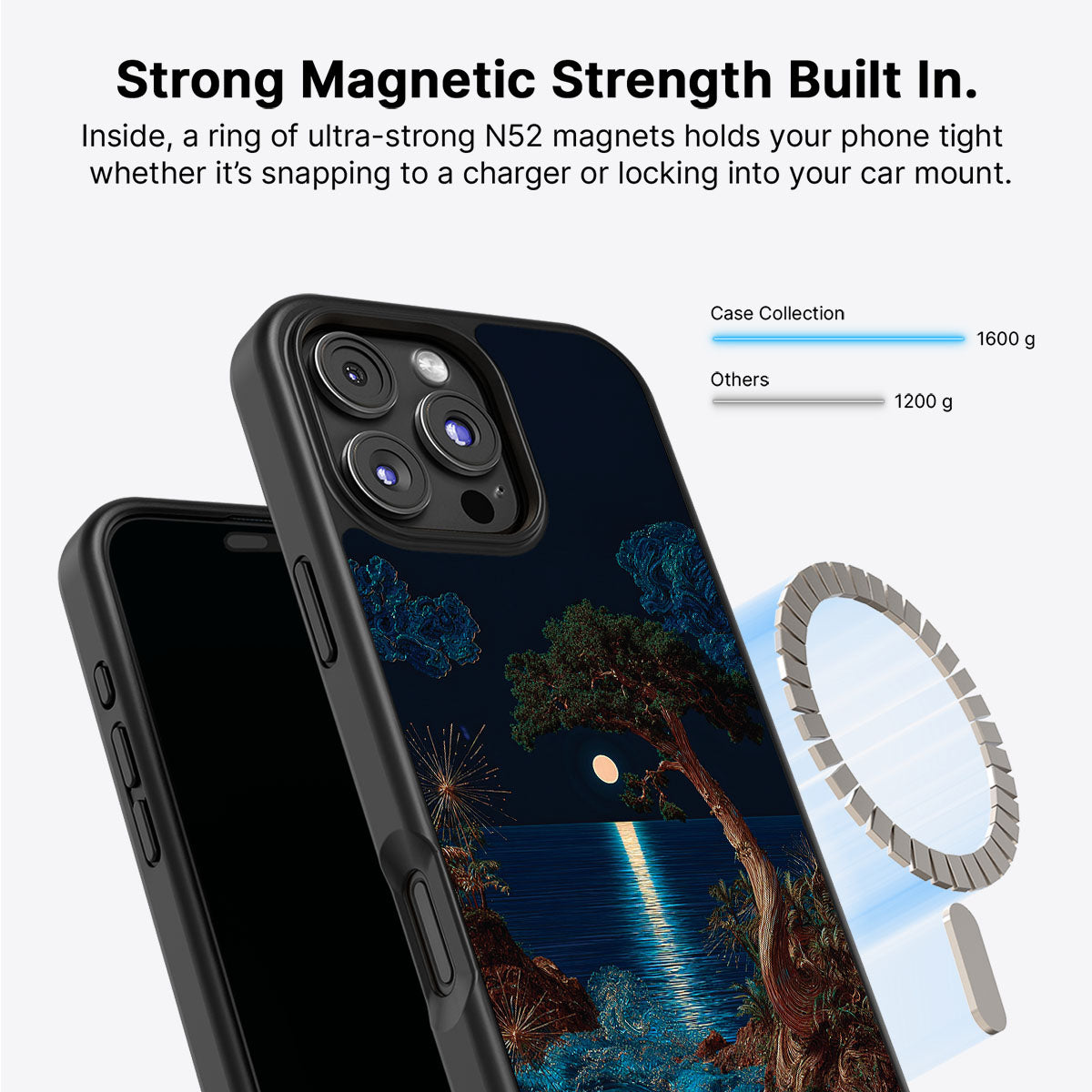 iPhone 16 Pro Max MagSafe case – Quiet Moon design