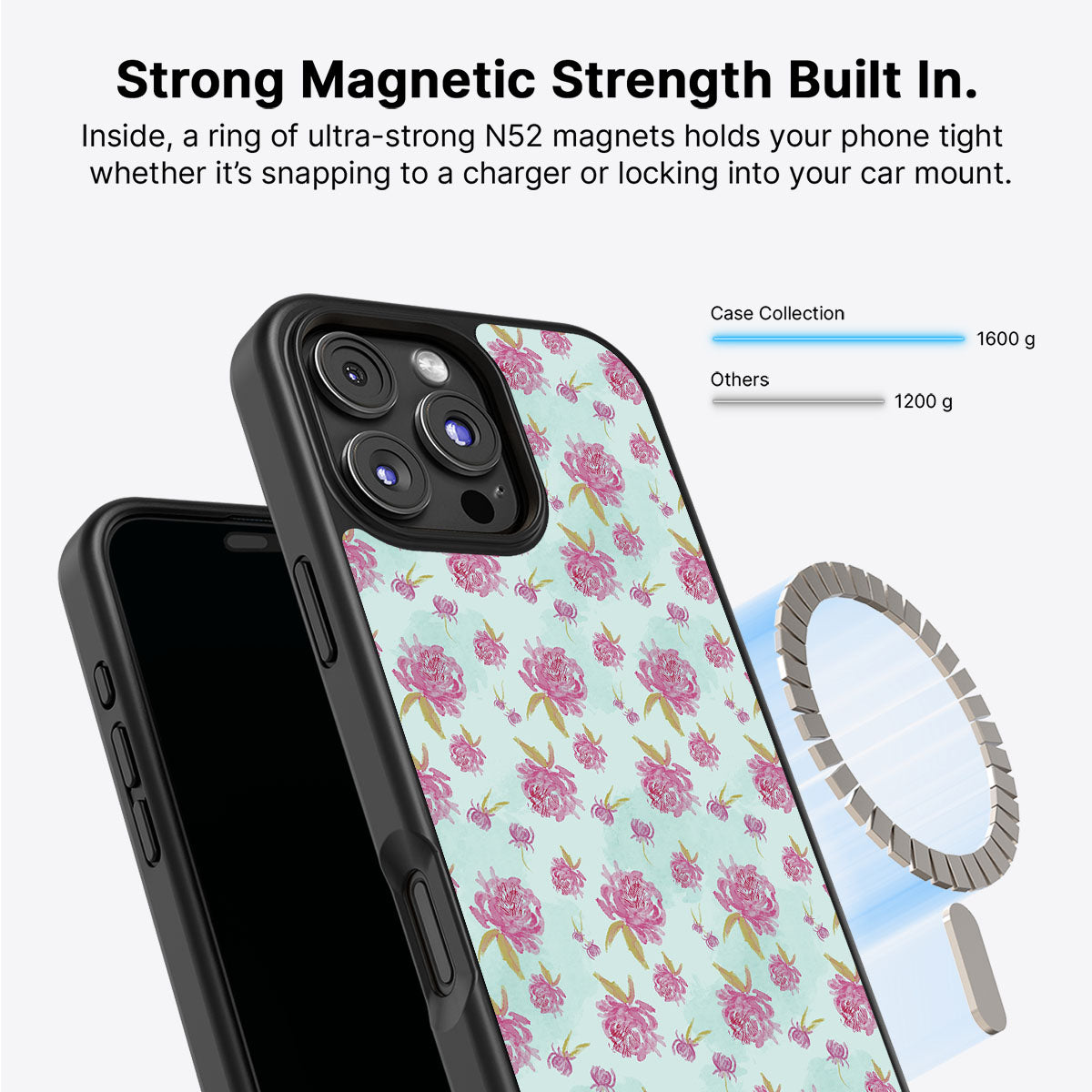 Rose Showers - iPhone 16 Pro Max Case #case type_core (magsafe)