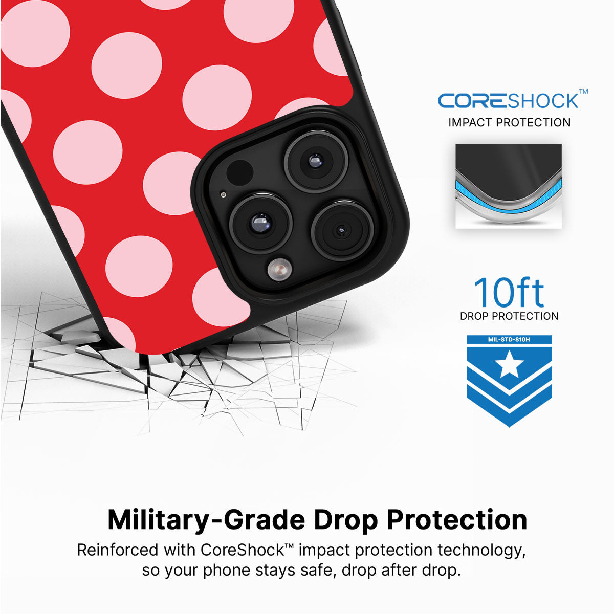 Rouge Blush - iPhone 16 Pro Max Case #case type_core (magsafe), #case type_core (non magsafe)