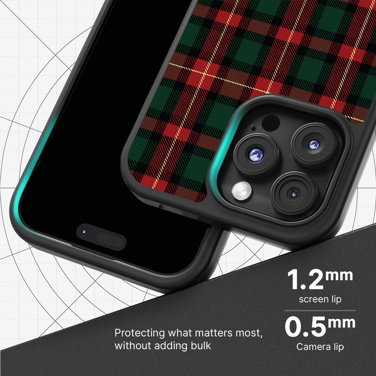 Royal Tartan - iPhone 16 Pro Max Case #case type_core (magsafe), #case type_core (non magsafe)