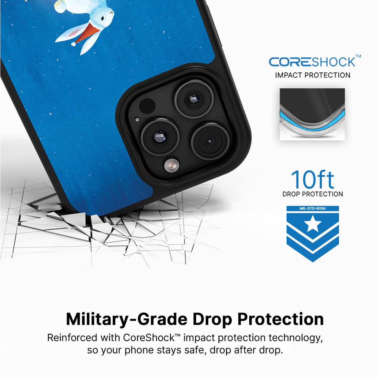 Santa Bunny - iPhone 16 Pro Max Case #case type_core (magsafe), #case type_core (non magsafe)