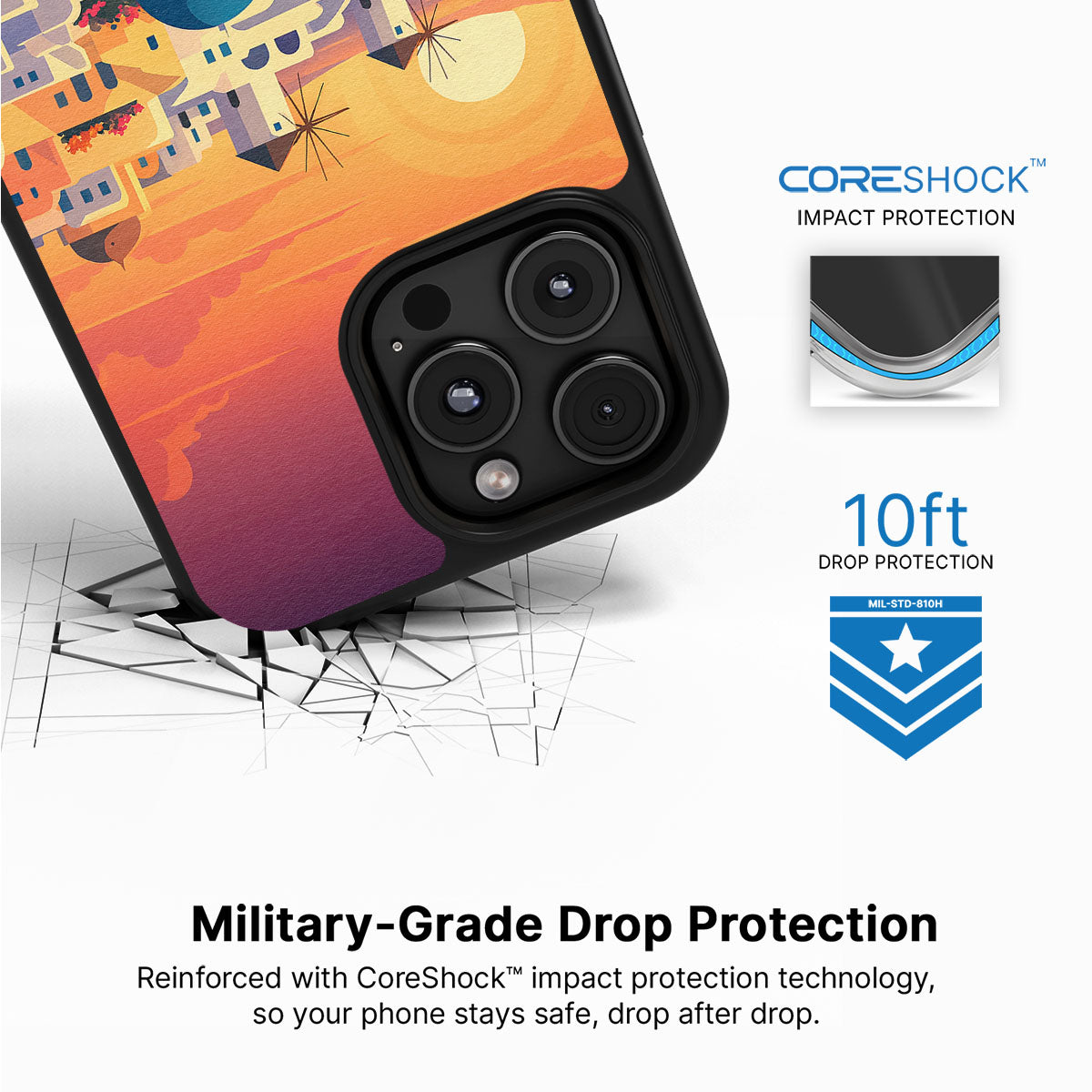 Santorini - iPhone 16 Pro Max Case #case type_core (magsafe), #case type_core (non magsafe)