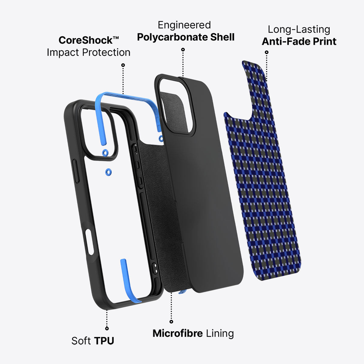 Sea of Sapphires - iPhone 16 Pro Max Case #case type_core (non magsafe)