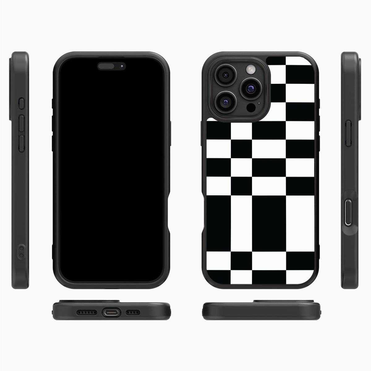 Skewed Checks - iPhone 16 Pro Max Case  #case type_core (magsafe), #case type_core (non magsafe)