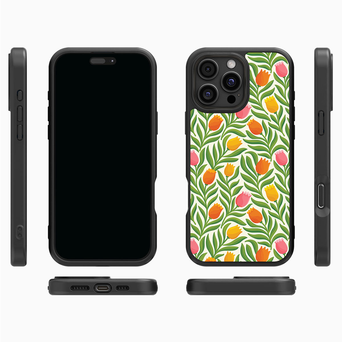 Spring Tulips - iPhone 16 Pro Max Case #case type_core (magsafe), #case type_core (non magsafe)
