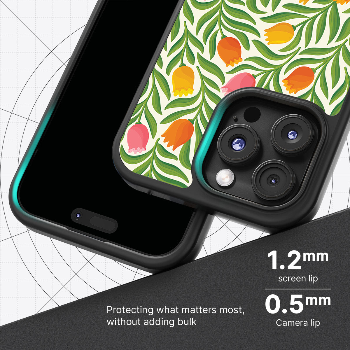 Spring Tulips - iPhone 16 Pro Max Case #case type_core (magsafe), #case type_core (non magsafe)