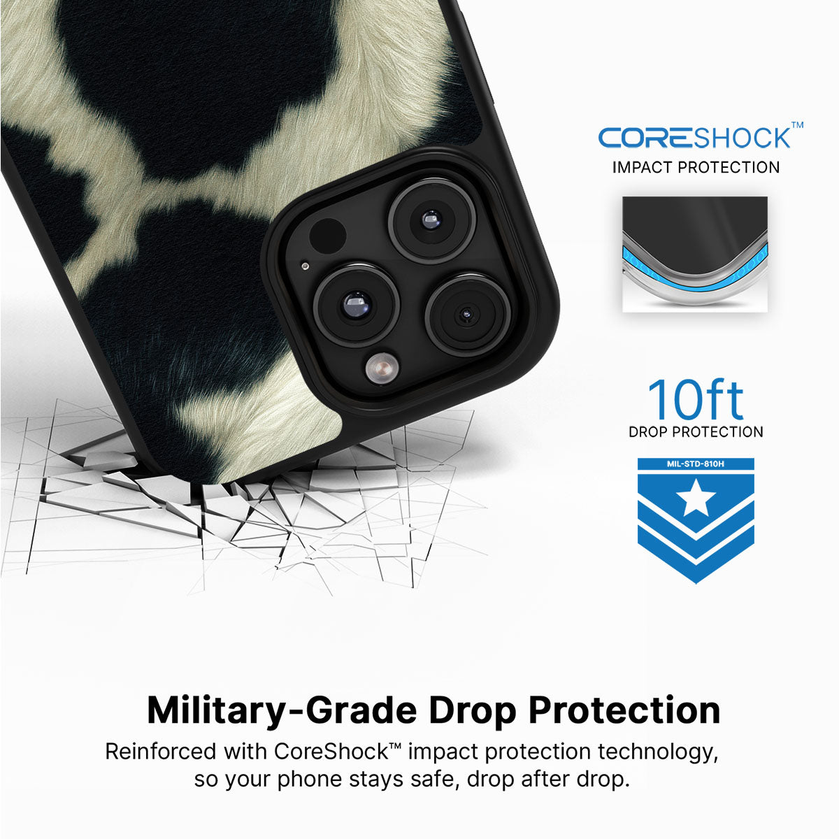 Swiss Cow - iPhone 16 Pro Max Case  #case type_core (magsafe), #case type_core (non magsafe)