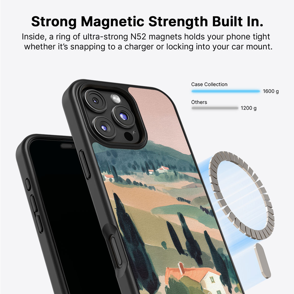 iPhone 16 Pro Max MagSafe case – Tuscan Holiday design