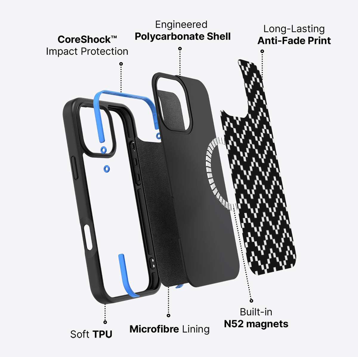 Zebra Downloading - iPhone 16 Pro Max Case  #case type_core (magsafe)