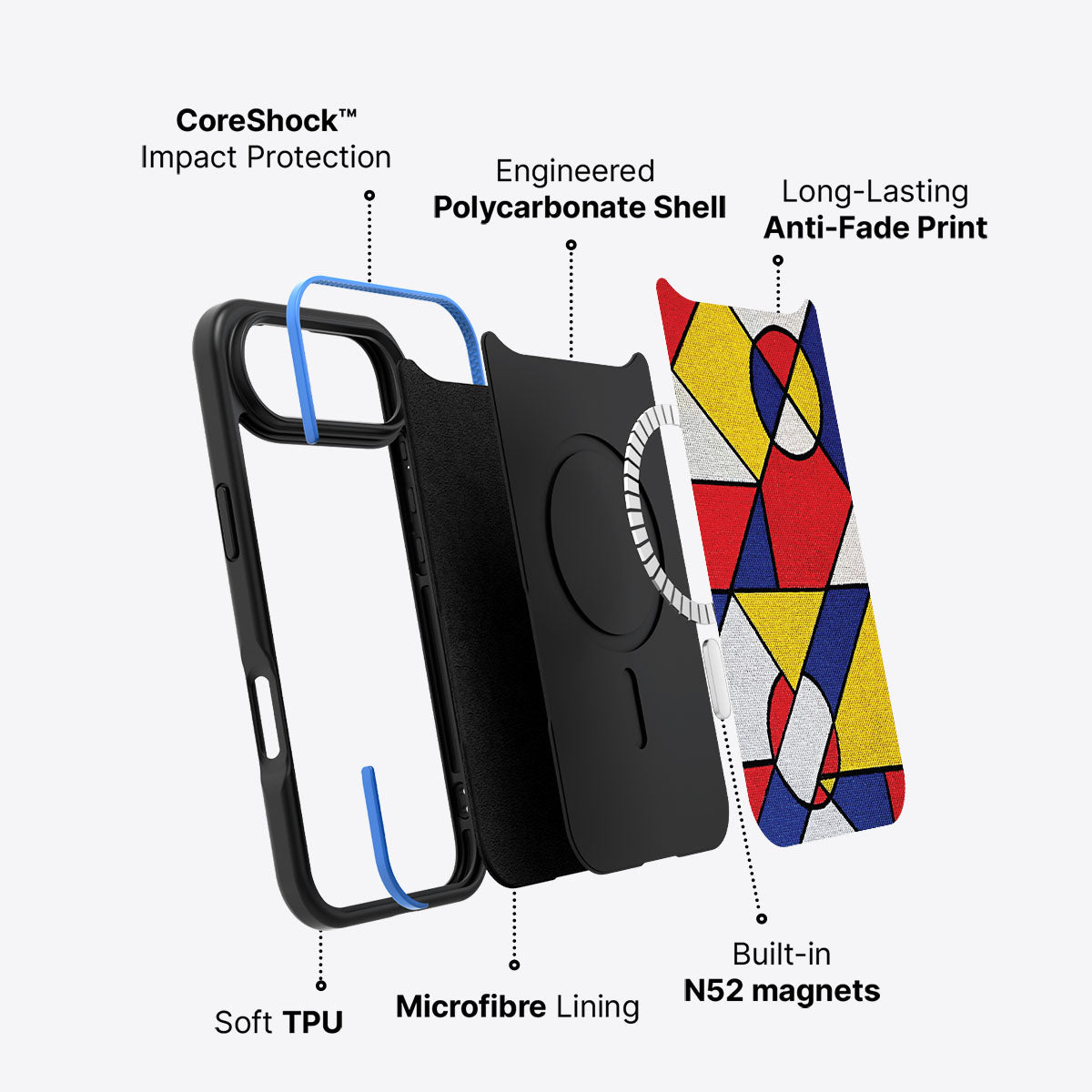 Bauhaus Proper - iPhone 17 Air Case #case type_core (magsafe)