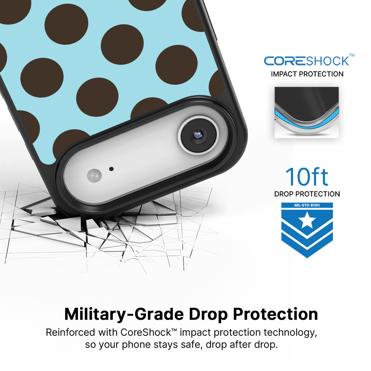 Blue Mocha - iPhone 17 Air Case #case type_core (magsafe), #case type_core (non magsafe)