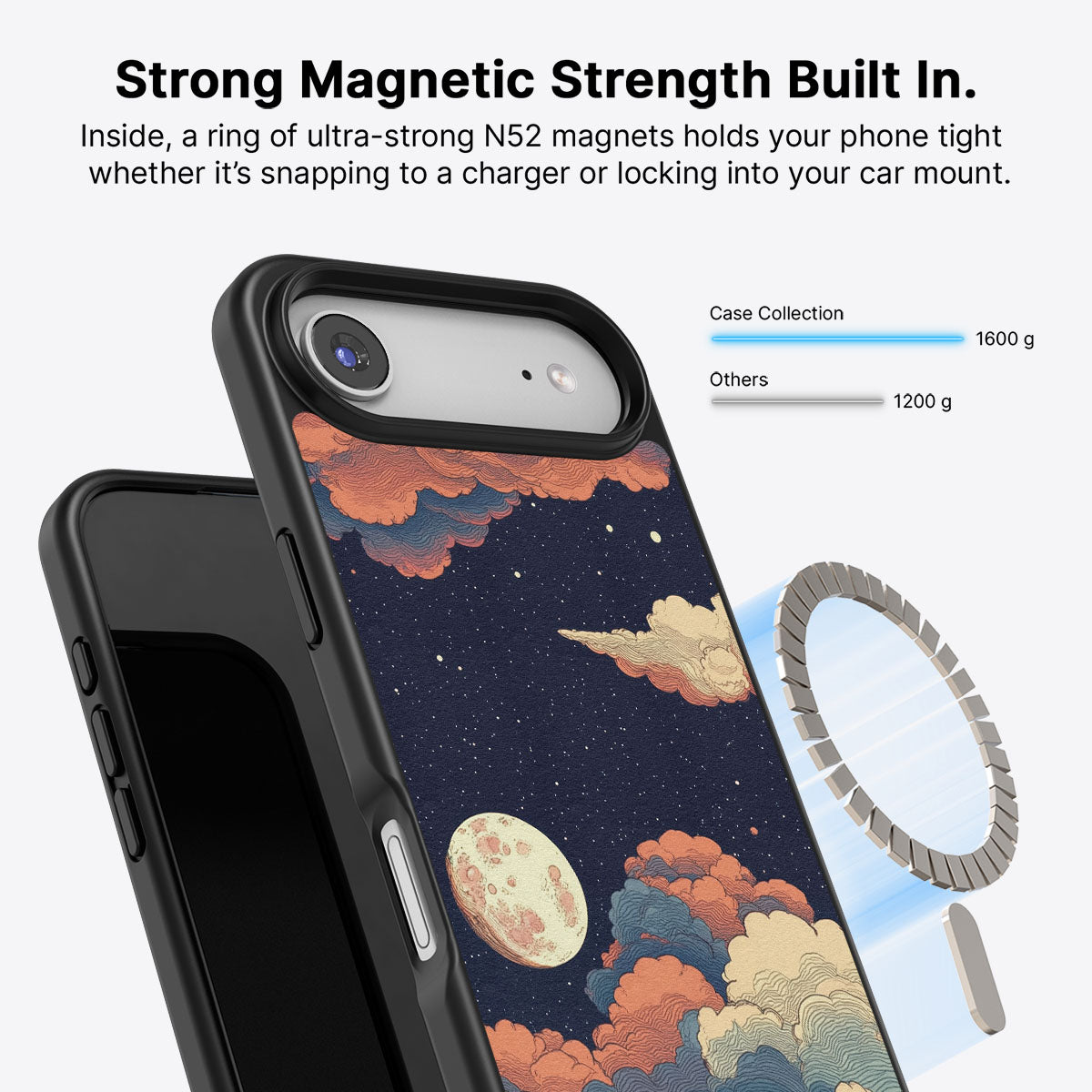Blushed Moon - iPhone 17 Air Case #case type_core (magsafe)