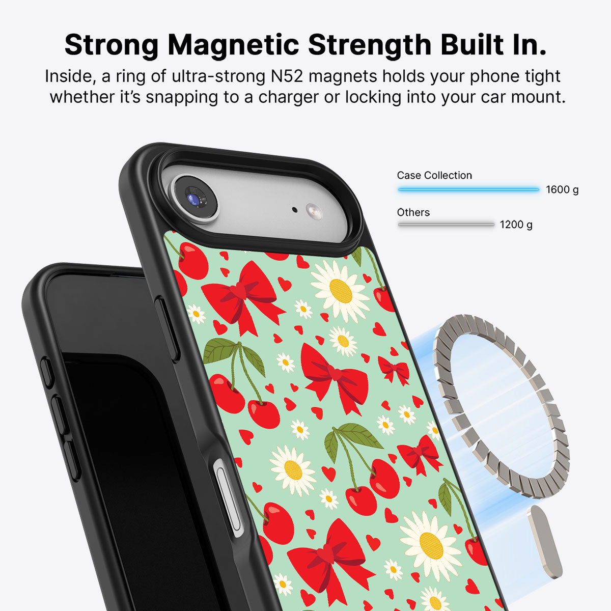 Blushing Bows - iPhone 17 Air Case #case type_core (magsafe)