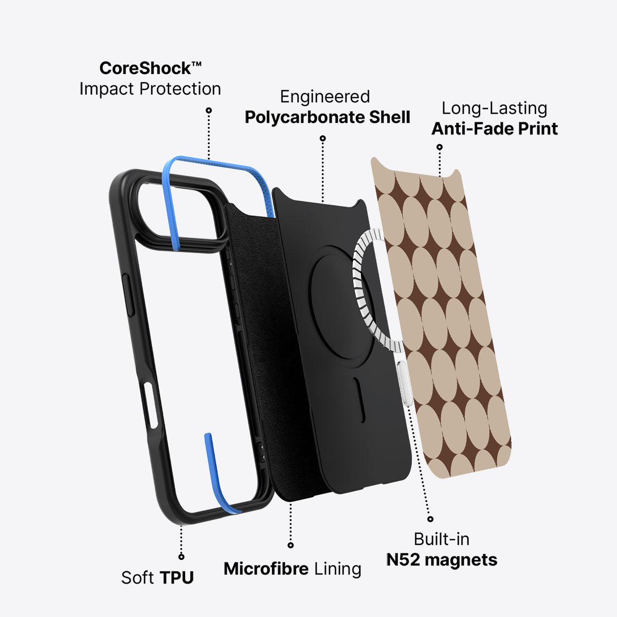 Caffe Latte - iPhone 17 Air Case #case type_core (magsafe)