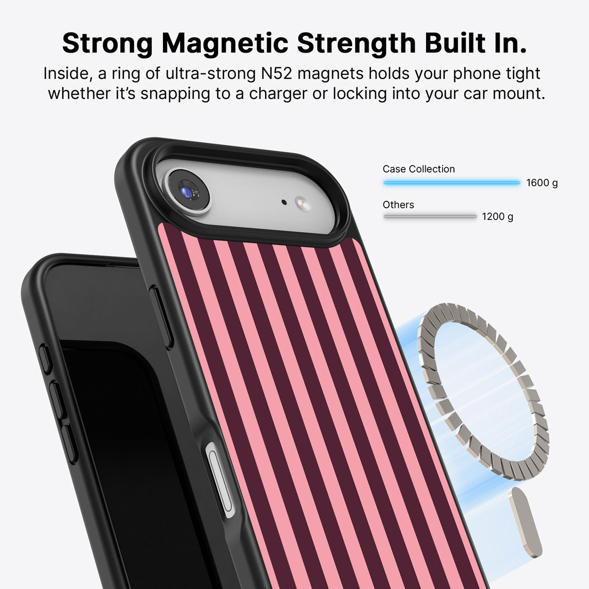 iPhone Air MagSafe case – Candy Column design
