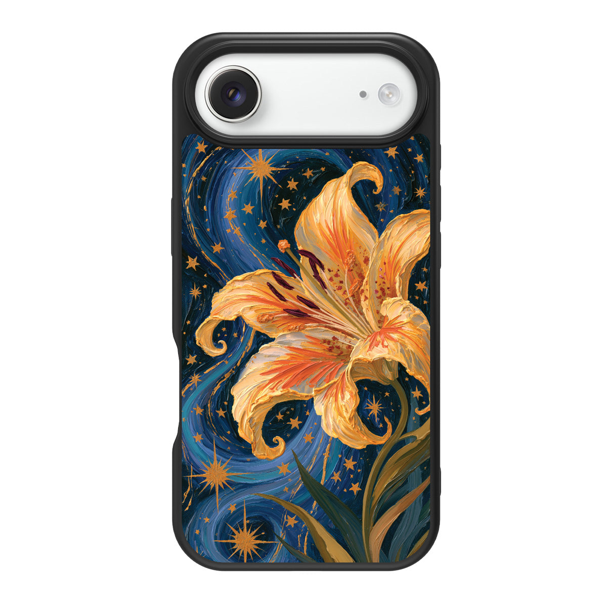 Celestial Bloom design back view – iPhone Air case