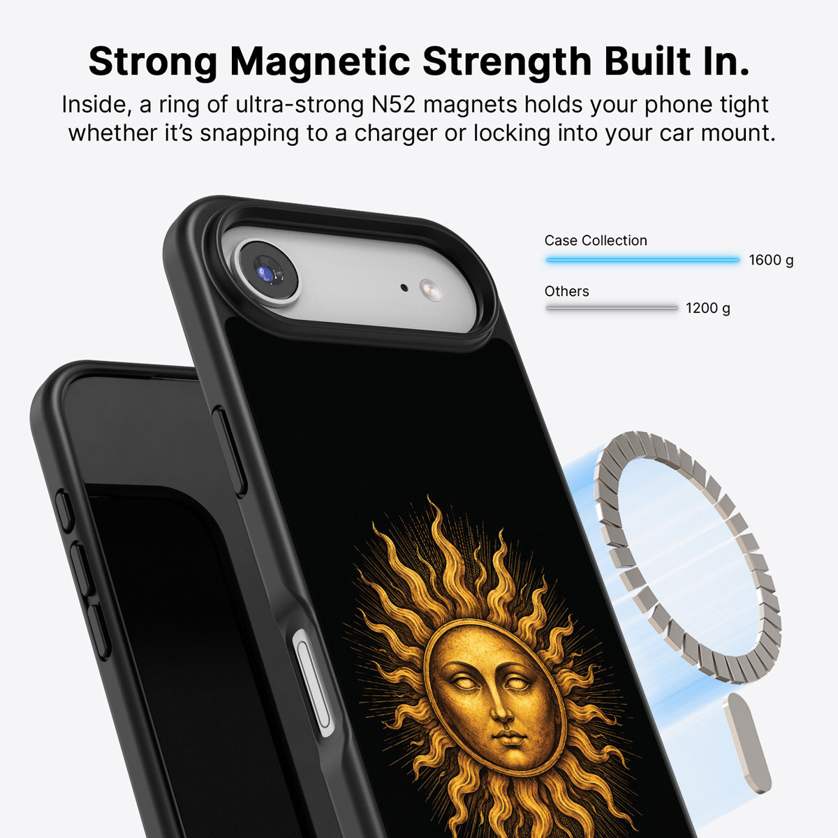 iPhone Air MagSafe case – Celestial Sun design
