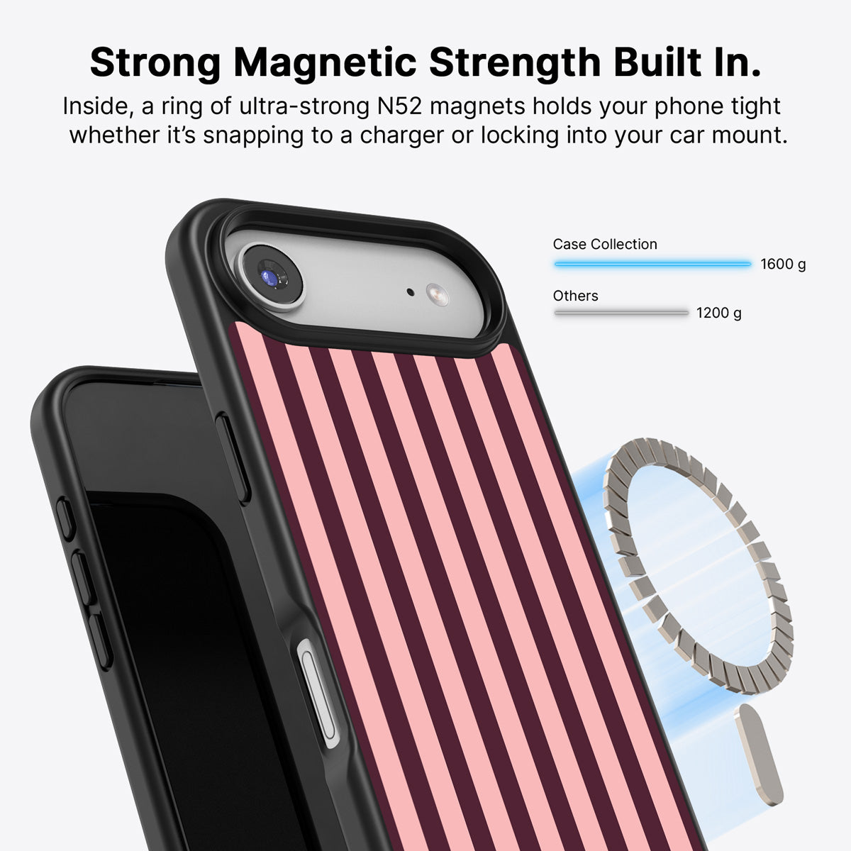 iPhone Air MagSafe case – Claret Awning design