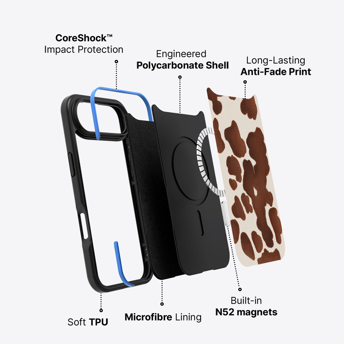 Cocoa Cow - iPhone 17 Air Case #case type_core (magsafe)