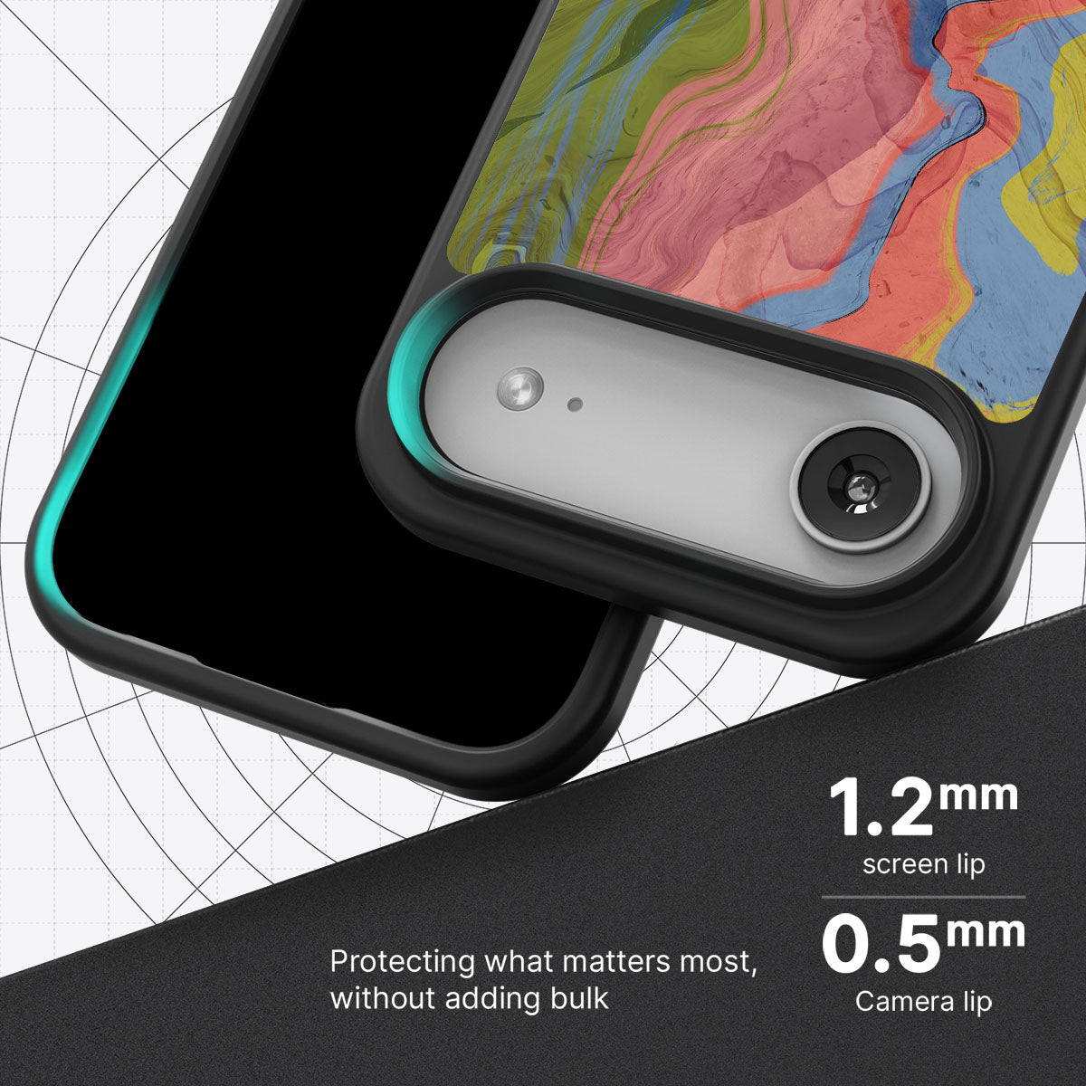 Coloured Rivers - iPhone 17 Air Case, #case type_core (magsafe), #case type_core (non magsafe)