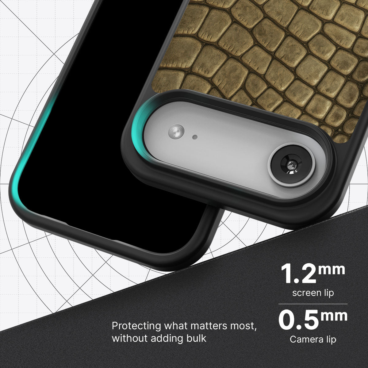 Croc Scales - iPhone 17 Air Case  #case type_core (magsafe), #case type_core (non magsafe)