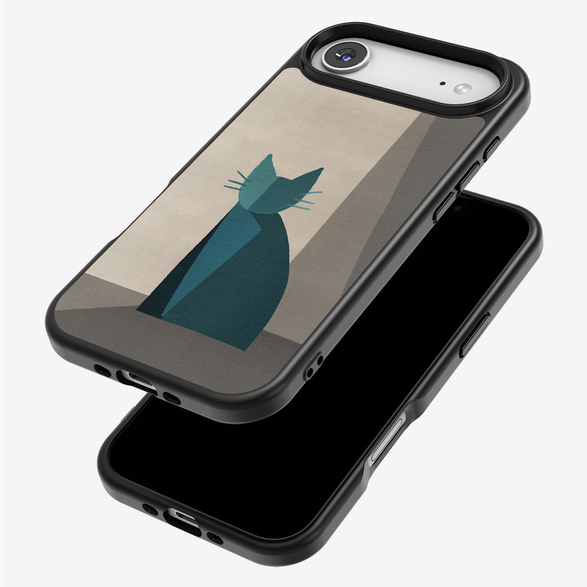 Cubist Feline - iPhone 17 Air Case #case type_core (magsafe), #case type_core (non magsafe)