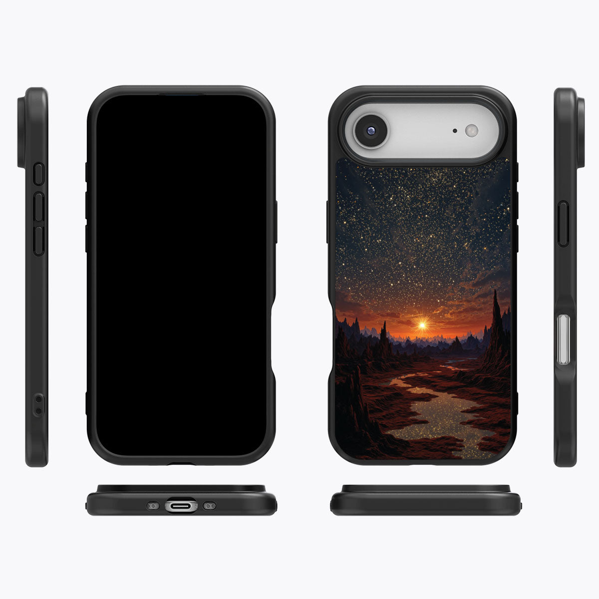 Orange Sunset Designer iPhone Air Case – Desert Dusk | MagSafe