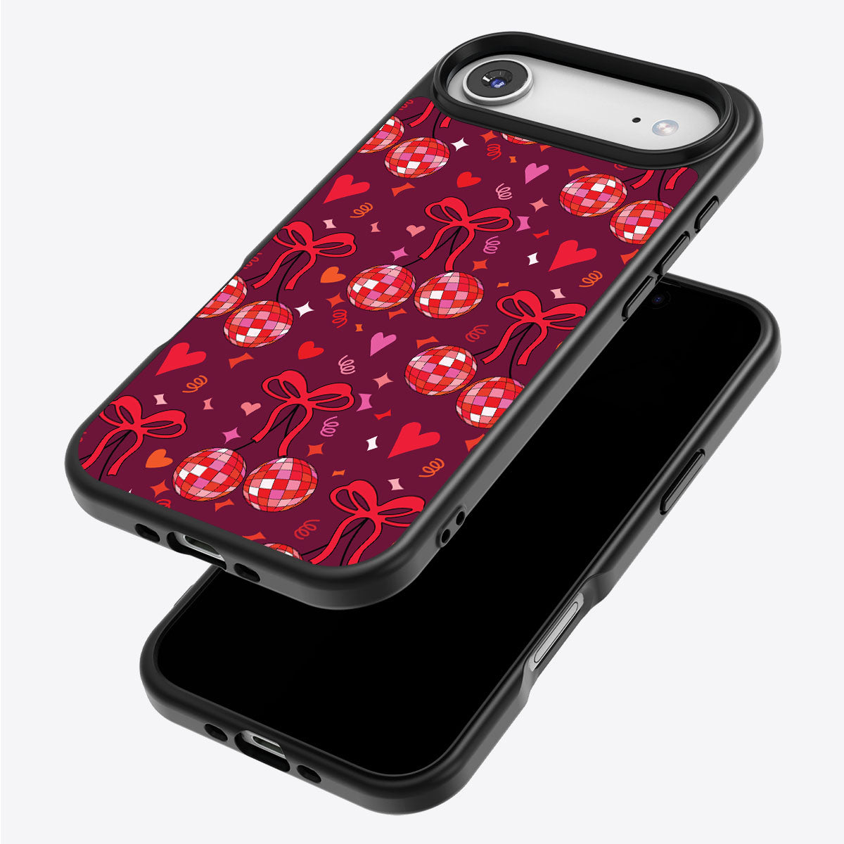 Disco Cherries - iPhone 17 Air Case #case type_core (magsafe), #case type_core (non magsafe)