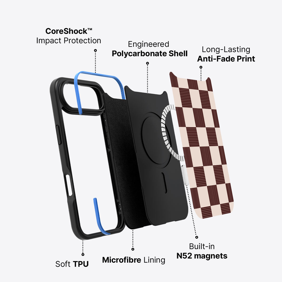 Elegance Espresso - iPhone 17 Air Case #case type_core (magsafe)