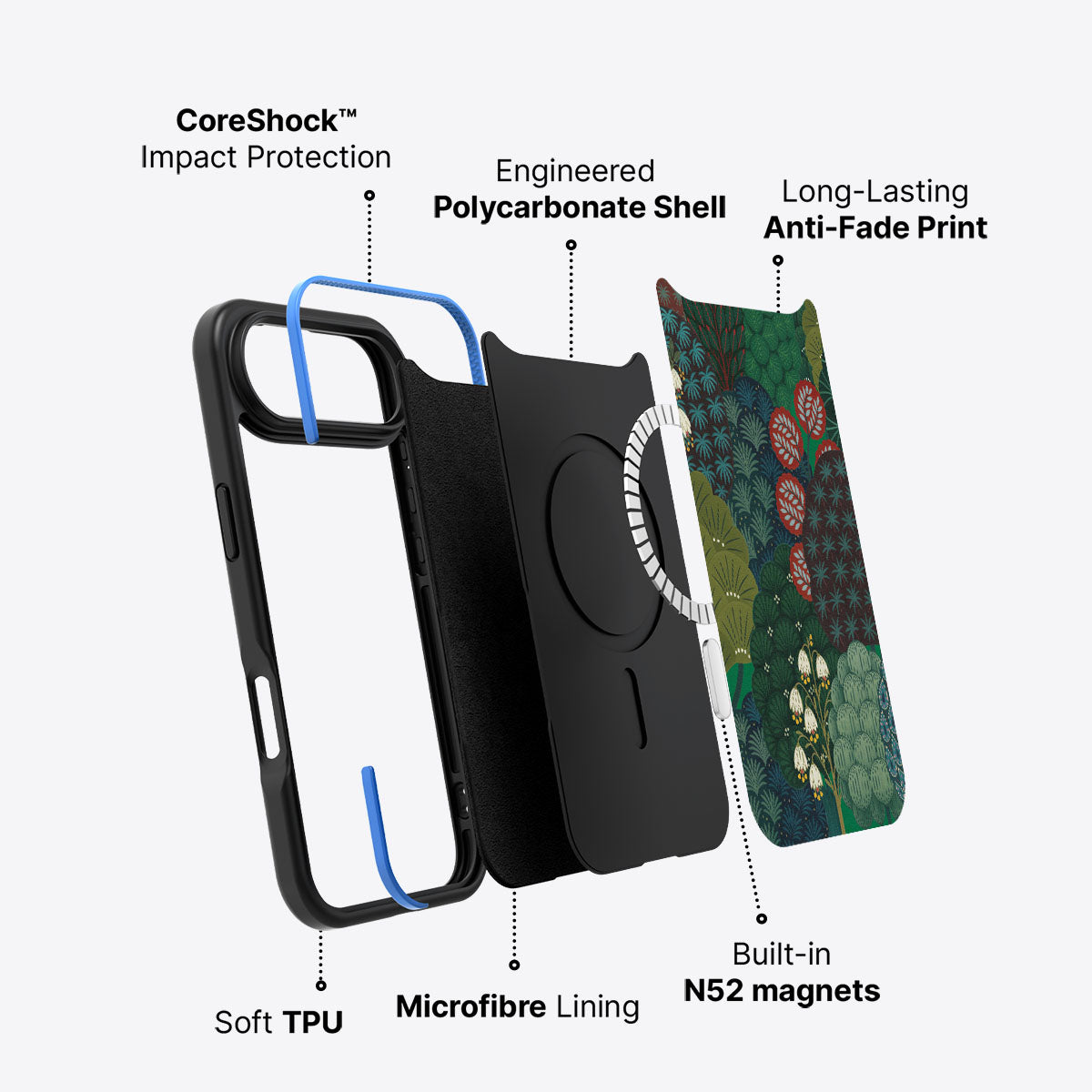 Flourishing Forests - iPhone 17 Air Case #case type_core (magsafe)