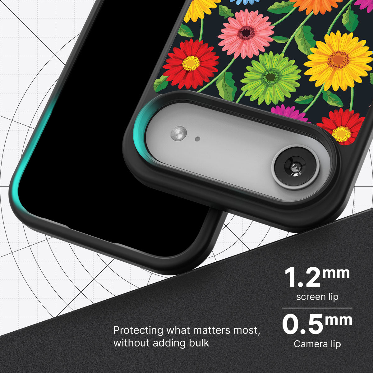 Gerbera Bloom - iPhone 17 Air Case #case type_core (magsafe), #case type_core (non magsafe)