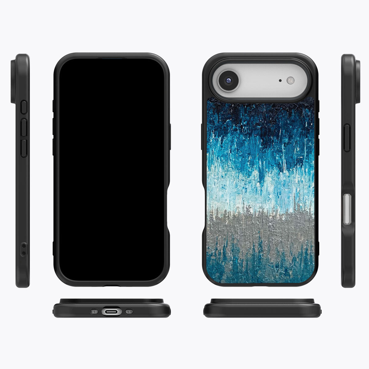 Impasto Tides - iPhone 17 Air Case #case type_core (magsafe), #case type_core (non magsafe)