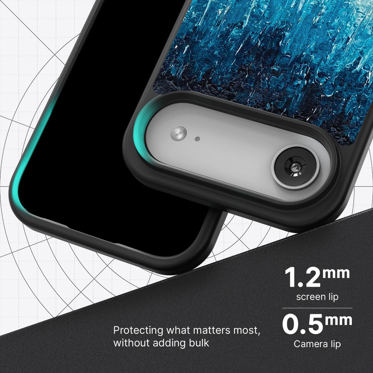 Impasto Tides - iPhone 17 Air Case #case type_core (magsafe), #case type_core (non magsafe)