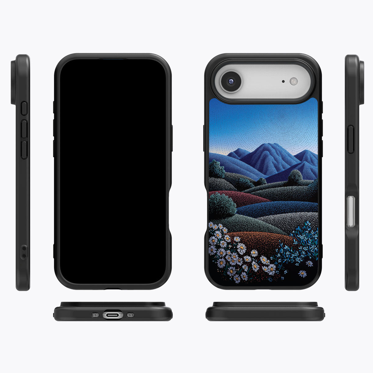 Blue Mountain Designer iPhone Air Case – Indigo Hills | MagSafe