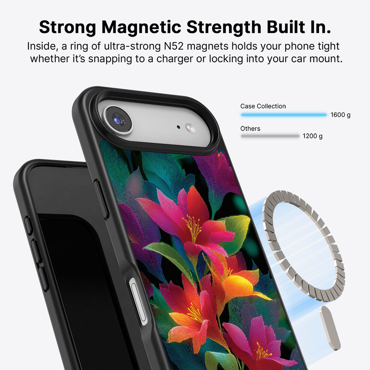 Floral Designer iPhone Air Case – Jungle Bloom | MagSafe