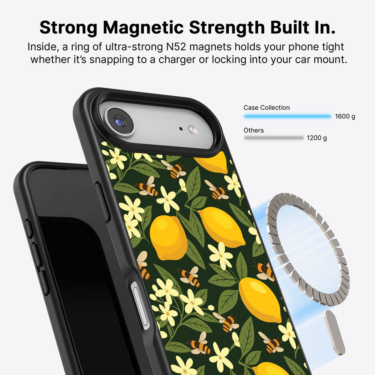 Lemon and Bees - iPhone 17 Air Case #case type_core (magsafe)